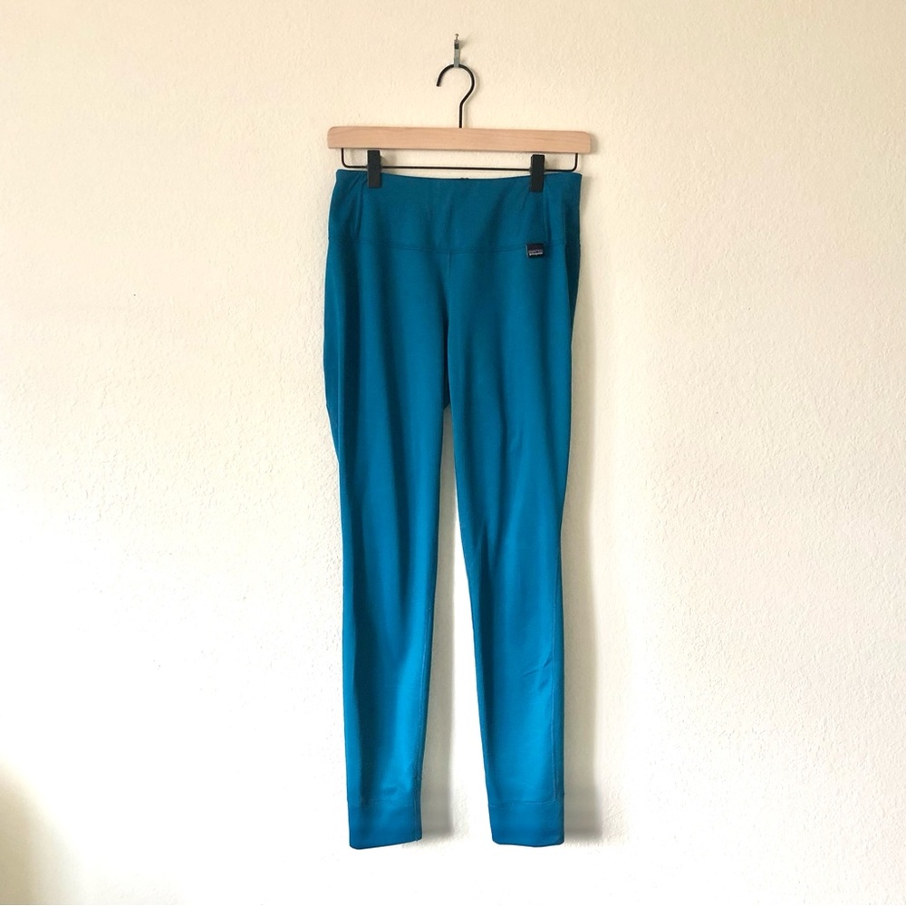 PATAGONIA Capilene Baselayer Teal Leggings – Women’s S